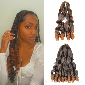 Natural wholesale box packaging custom logo hair bundle private label tape synthetic braiding hair custom hair extension